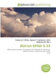 Blériot-SPAD S.33,6135567381,9786135567380