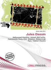 Jules Dassin,613495926X,9786134959261