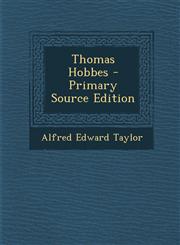Thomas Hobbes - Primary Source Edition,128790582X,9781287905820