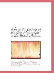 Index to the Contents of the Cole Manuscripts in the British Museum,1117244687,9781117244686