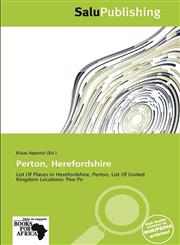 Perton, Herefordshire,613901168X,9786139011681