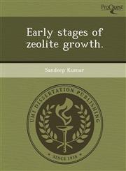 Early stages of zeolite growth.,1244629375,9781244629370