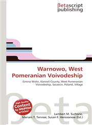 Warnowo, West Pomeranian Voivodeship,6133642432,9786133642430