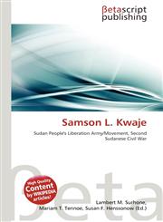 Samson L. Kwaje,6135336940,9786135336948