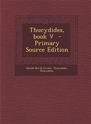 Thucydides, Book V - Primary Source Edition,1287876374,9781287876373
