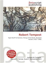 Robert Tempest,613446726X,9786134467261