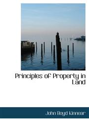 Principles of Property in Land,1103682733,9781103682737