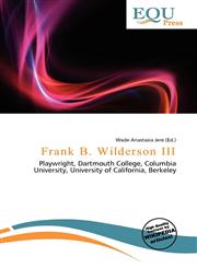Frank B. Wilderson III,6136930730,9786136930732