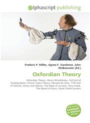 Oxfordian Theory,6130033990,9786130033996