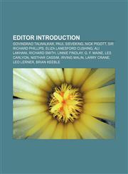 Editor Introduction Govindrao Talwalkar, Paul Sieveking, Nick Pigott, Sir Richard Phillips, Eliza Lanesford Cushing, Ali Lakhani,1157093566,9781157093565