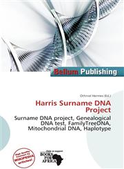 Harris Surname DNA Project,6137176339,9786137176337