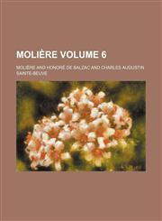 Moli Re Volume 6,1150876573,9781150876578