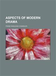 Aspects of Modern Drama,1459080874,9781459080874