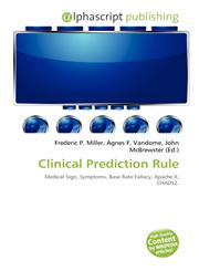 Clinical Prediction Rule,6134143995,9786134143998