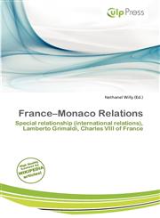France-Monaco Relations,6136874180,9786136874180