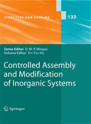 Controlled Assembly and Modification of Inorganic Systems,3642015611,9783642015618