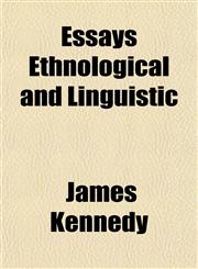 Essays Ethnological and Linguistic,1154935361,9781154935363