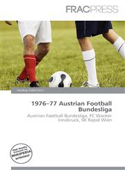 1976-77 Austrian Football Bundesliga,6135721135,9786135721133