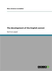 The Development of the English Sonnet,3640184416,9783640184415