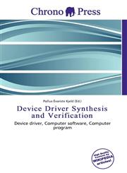 Device Driver Synthesis and Verification,6136704579,9786136704579
