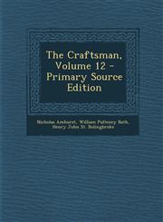 Craftsman, Volume 12,1289522391,9781289522391