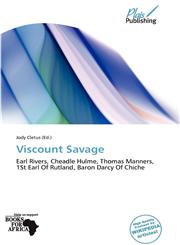 Viscount Savage,6139136709,9786139136704