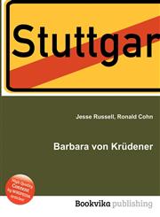 Barbara Von Krudener,5512756516,9785512756515