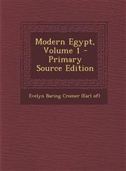 Modern Egypt, Volume 1 - Primary Source Edition,1293097365,9781293097366