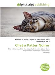 Chat à Pattes Noires,6134393231,9786134393232