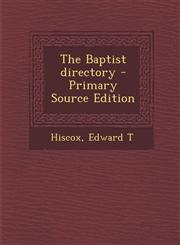Baptist Directory,1289688400,9781289688400