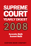Supreme Court Yearly Digest, 2008 With Table of Overruled, Reversed, Followed, etc. Cases, List of Articles Published, Comparative Citation Tables, Notable Excerpts, List of Acts of Parliament,8170121604,9788170121602