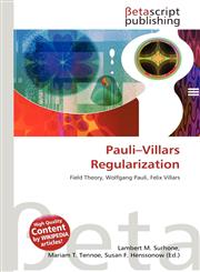 Pauli-Villars Regularization,6134482846,9786134482844