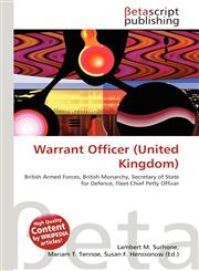 Warrant Officer (United Kingdom),6133661402,9786133661400
