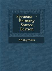 Syracuse,1287616194,9781287616191