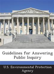 Guidelines for Answering Public Inquiry,1288856156,9781288856152