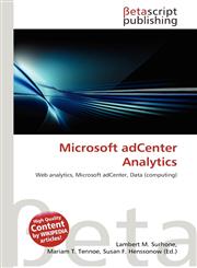 Microsoft adCenter Analytics,6132058990,9786132058997