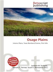 Osage Plains,6137594432,9786137594438