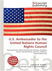 U.S. Ambassador to the United Nations Human Rights Council,6134742015,9786134742016