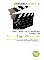 Boston Legal Characters,6134391573,9786134391573