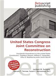 United States Congress Joint Committee on Reconstruction,6135369644,9786135369649