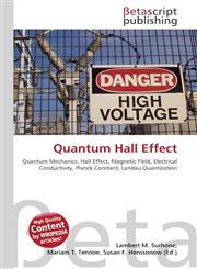 Quantum Hall Effect,6130317999,9786130317997