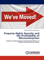 Property Rights Security and the Profitability of Microenterprises,3848449021,9783848449026