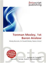 Tonman Mosley, 1st Baron Anslow,6133414731,9786133414730