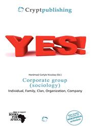 Corporate group (sociology),6201970118,9786201970113