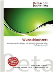Wunschkonzert,6134851507,9786134851503