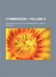 Cymmrodor (Volume 6 ),1235658031,9781235658037