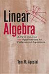 Linear Algebra A First Course, with Applications to Differential Equations,0471174211,9780471174219