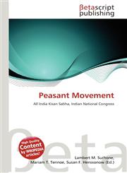 Peasant Movement,6135251651,9786135251654