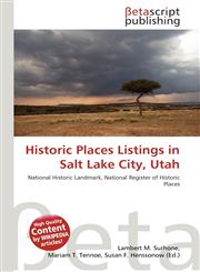 Historic Places Listings in Salt Lake City, Utah,6137575411,9786137575413
