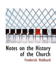 Notes on the History of the Church,1117737365,9781117737362
